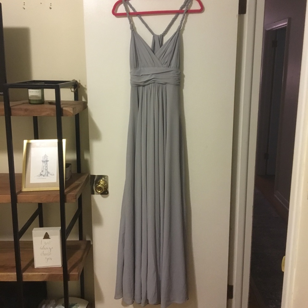 Grey formal dress
